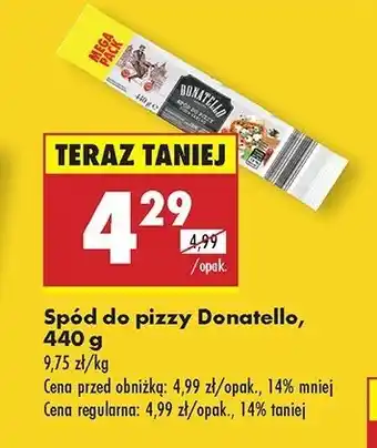 Biedronka Spód do pizzy Donatello Pizza oferta