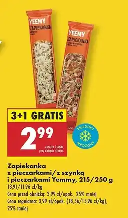 Biedronka Zapiekanka z pieczarkami Yeemy oferta