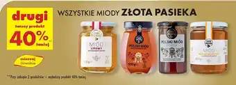 Biedronka Miód wielokwiatowy Złota Pasieka oferta