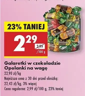 Biedronka Galaretki w czekoladzie Odra Opolanki oferta