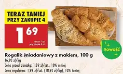 Biedronka Rogalik śniadaniowy z makiem oferta