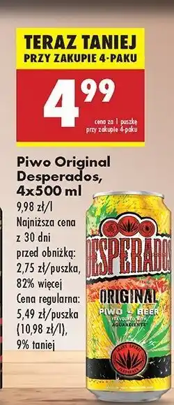 Biedronka Piwo Desperados oferta