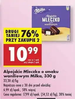 Biedronka Czekoladki waniliowe Milka Alpejskie Mleczko oferta