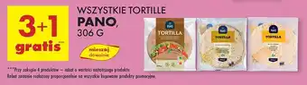 Biedronka Tortilla pszenna grillowana Pano oferta