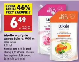 Biedronka Mydło softening rose & milk proteins Luksja Creamy Soft oferta