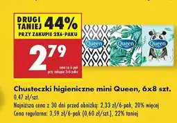 Biedronka Chusteczki higieniczne mini Queen oferta