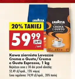 Biedronka Kawa Lavazza Crema & Gusto Espresso oferta