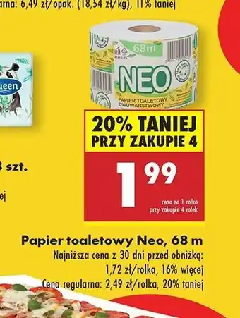 Biedronka Papier toaletowy Neo oferta