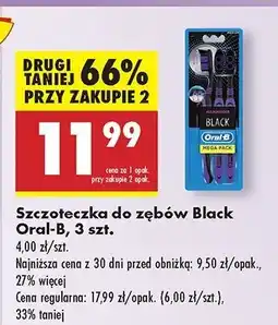 Biedronka Szczoteczka do zębów black medium Oral-B Allrounder oferta