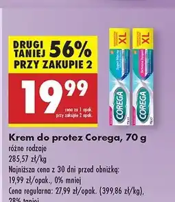 Biedronka Krem mocujący do protez Corega Ochrona Dziąseł oferta