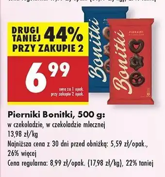 Biedronka Pierniki w czekoladzie Bonitki oferta