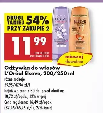 Biedronka Odżywka do włosów L'oreal Elseve Magiczna Moc Olejków oferta