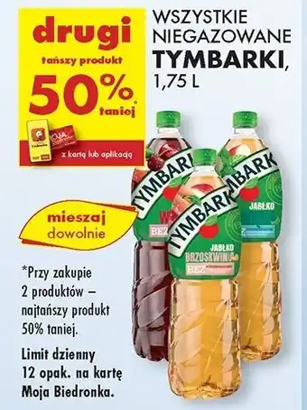 Biedronka Napój jabłko-wiśnia Tymbark 1936 oferta