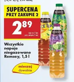 Biedronka Napój z ekstraktem czarnej herbaty cytrynowy Remsey Ice Tea oferta