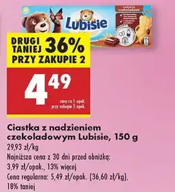 Biedronka Ciastka czekoladowe Lu Petitki Lubisie oferta