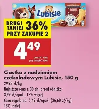 Biedronka Ciastka czekoladowe Lu Petitki Lubisie oferta