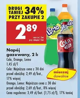 Biedronka Napój Cola Original oferta