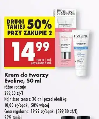 Biedronka Krem do twarzy nawilżajacy Eveline Skoncentrowana Formuła oferta