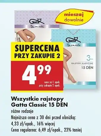 Biedronka Rajstopy dasmkie 15 den Gatta oferta