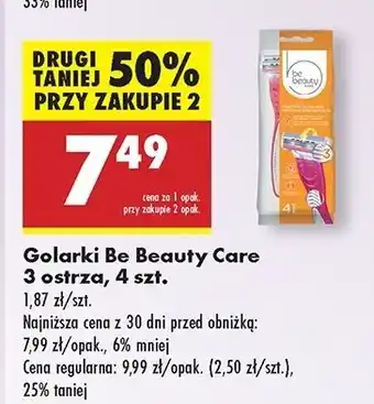 Biedronka Maszynka do golenia Be Beauty Care oferta