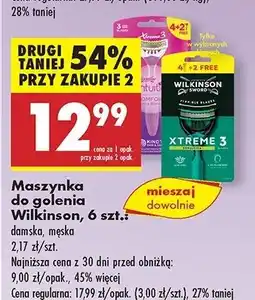 Biedronka Maszynka do golenia Wilkinson Xtreme 3 Sensitive oferta