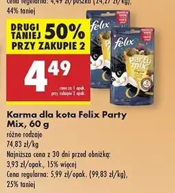 Biedronka Karma dla kotów original mix Purina Felix Party Mix oferta