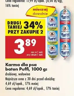 Biedronka Baton z wołowiną Puffi oferta