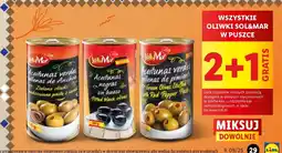 Lidl Oliwki czarne bez pestek Sol&Mar oferta