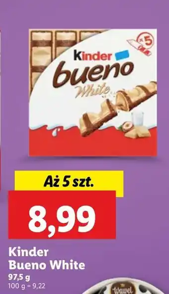 Lidl Baton Kinder Bueno White oferta