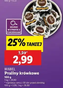 Lidl Czekoladki Wawel Krówkowy oferta