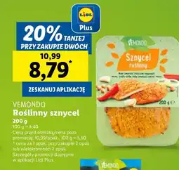 Lidl Sznycel roślinny Vemondo oferta