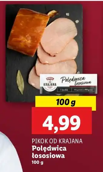 Lidl Polędwica łososiowa z indyka Pikok oferta