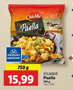 Lidl Danie na patelnię paella Sol&Mar oferta