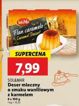 Lidl Flan karmelowy Sol&Mar oferta