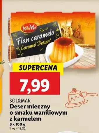 Lidl Flan karmelowy Sol&Mar oferta