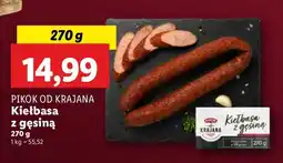 Lidl Kiełbasa z gęsiną Pikok Od Krajana oferta