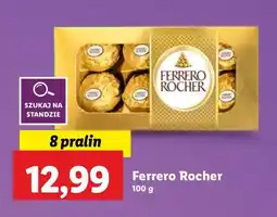 Lidl Praliny w pudełku tekturowym Ferrero Rocher oferta