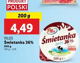 Lidl Śmietanka 36 % Pilos oferta