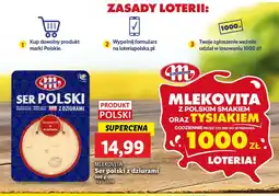 Lidl Ser polski z dziurami Mlekovita oferta