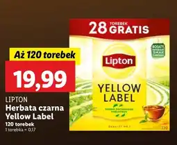 Lidl Herbata Lipton Yellow Label Tea oferta