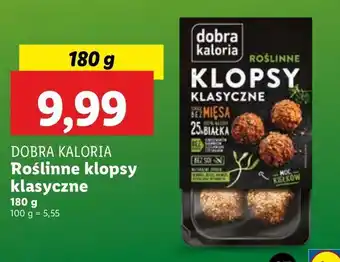 Lidl Klopsy klasyczne roślinne Dobra Kaloria oferta