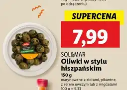 Lidl Oliwki zielone pikantne Sol&Mar oferta