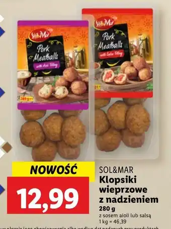 Lidl Klopsiki wieprzowe z nadzieniem salsą oferta