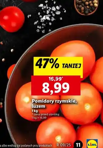 Lidl Pomidory rzymskie oferta