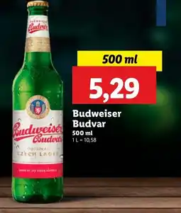 Lidl Piwo Budweiser Budvar oferta