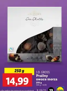 Lidl Praliny owoce morza J.d.gross oferta