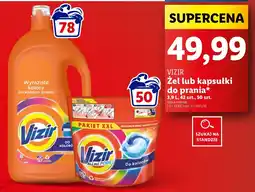 Lidl Kapsułki do prania kolorów Vizir All In One Pods oferta