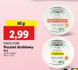 Lidl Pasztet z kurczaka Pikok Pure oferta