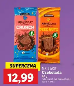 Lidl Czekolada deez nutz Mr Beast oferta