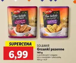 Lidl Grzanki pszenne z pomidorami i oregano Sol&Mar oferta